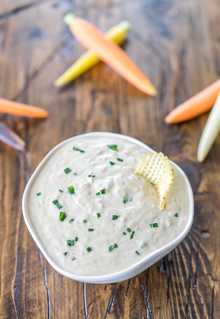 Vegan French Onion Dip from Scratch