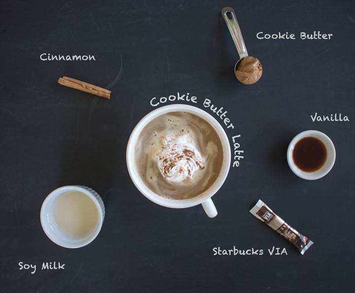 Cookie Butter Latte Ingredients